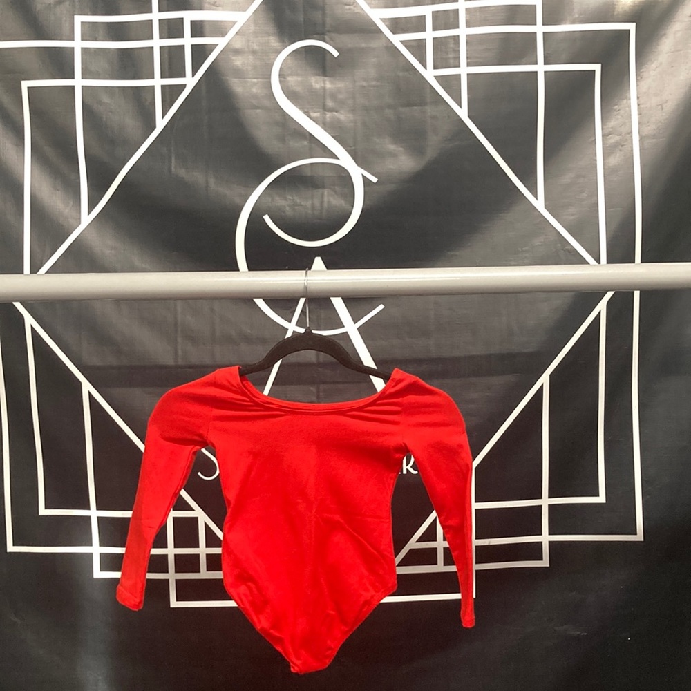 Red Dance leotard